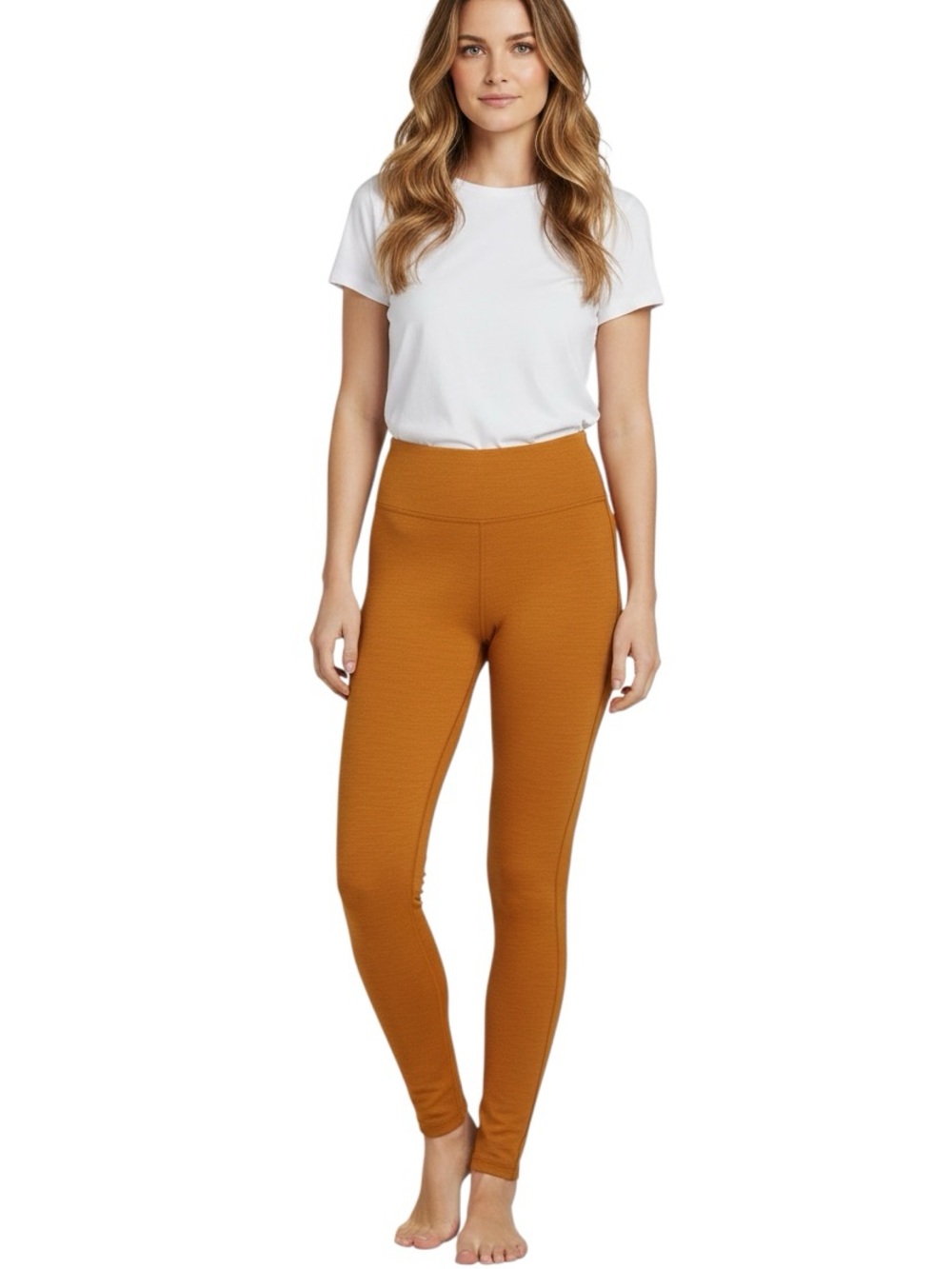Smartwool Women's Classic Thermal Merino Wool Base Layer Legging Pant Orange M